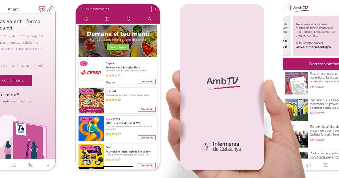 Publiquem l’app “AmbTU” per acostar el sindicat a totes les professionals, siguin o no afiliades.