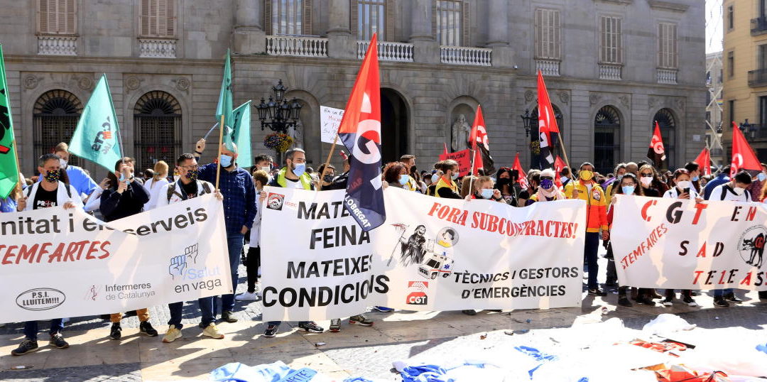 La Mesa Sindical de Sanitat desconvoca les aturades parcials dels dilluns