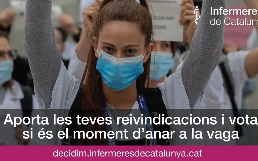 Procés participatiu: aporta les teves reivindicacions i vota si és el moment de fer vaga