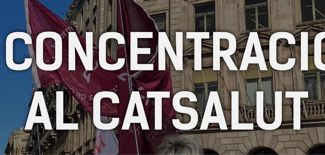 Concentració contra la signatura del III Acord ICS