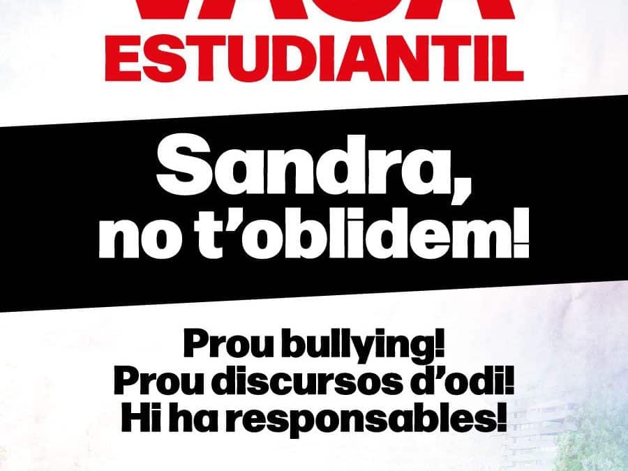 Sandra! No t’oblidem!